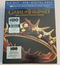 Game of Thrones The Complete Second Season *NEW SEALED (Blu-ray & DVD Set)* HBO 