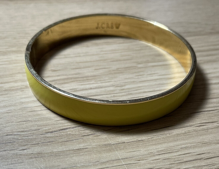 J.CREW BANGLE BRACELET YELLOW - image 2