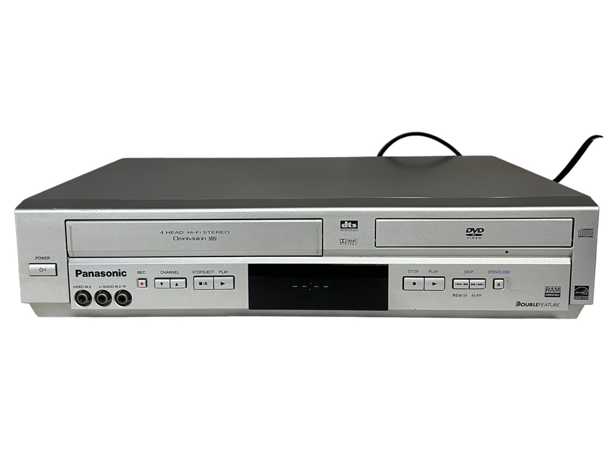 Panasonic PV-D4734S Double Feature HI-FI 4 Head Stereo VHS VCR DVD