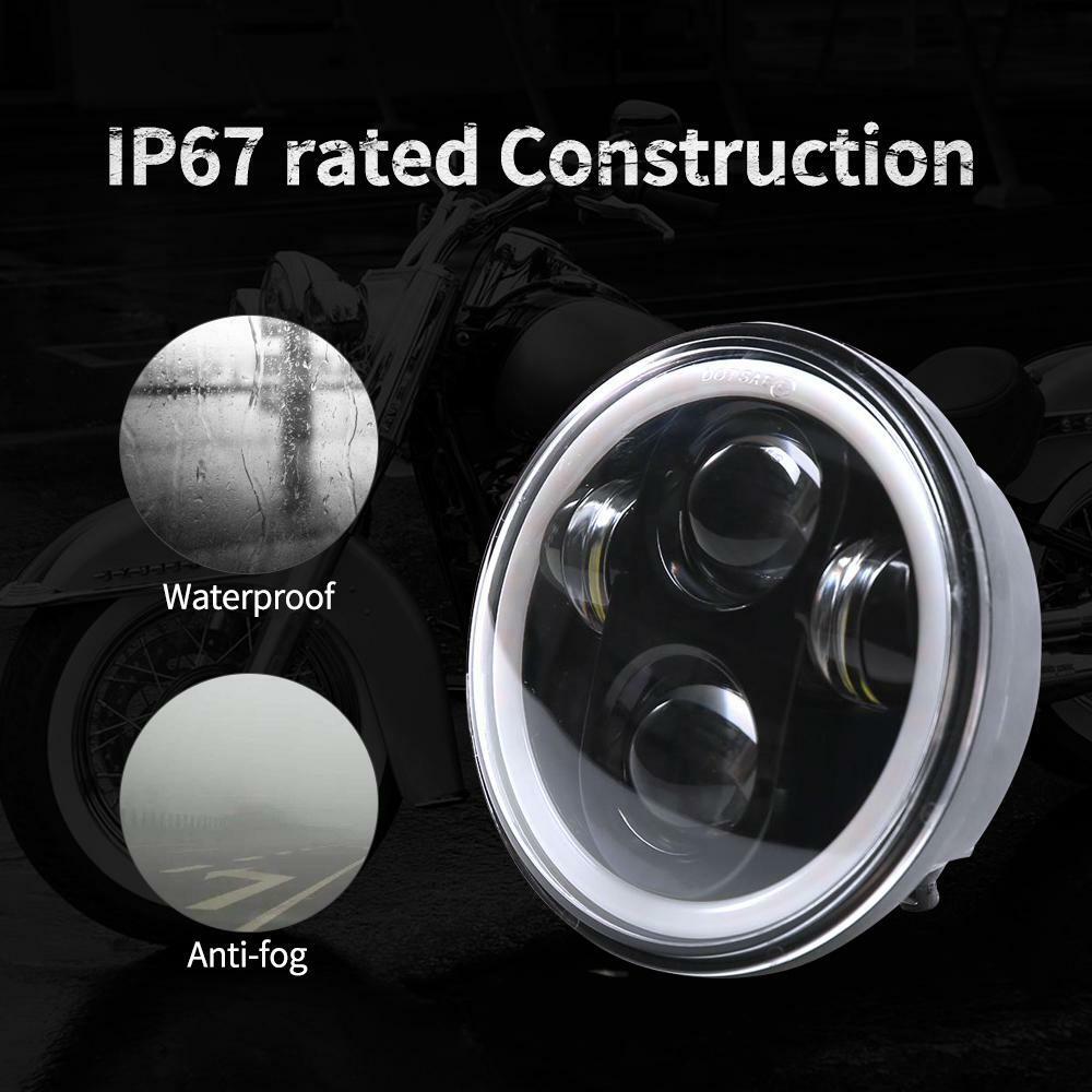 Daymaker Phare LED Rond 45 W 14,6 Cm Pour Moto Harley Davidson