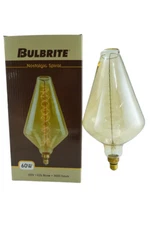 Bulbrite Nostalgic Spiral Oversized 15" Vintage 60w Edison Light Bulb E26 120v