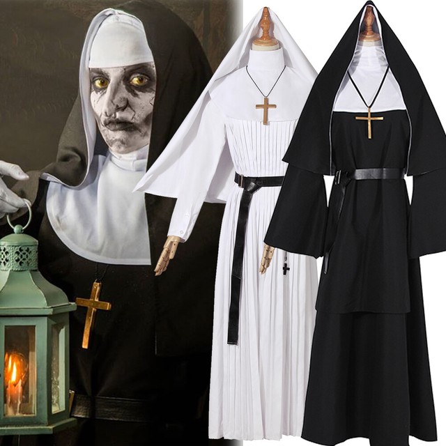 The Nun Valak Costume The Conjuring 2 Halloween Cosplay Fancy Dress