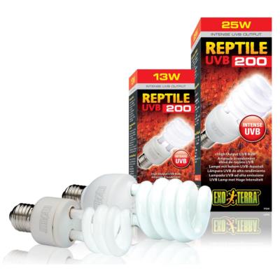 Exo Terra Reptile UVB200 Reptilien Terrarienlampe - Ideal für Wüstenterrarien