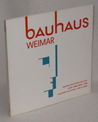 BAUHAUS WEIMAR - 1.Aufl.1971 -GROPIUS, VAN DE VELDE, ROBERTO GABETTI, ANDREA BRUNO