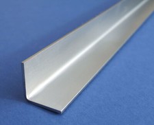 Stainless Steel Angle Trim - Satin Polished Outside - 8 x 8 x 1.2mm - 3m Long