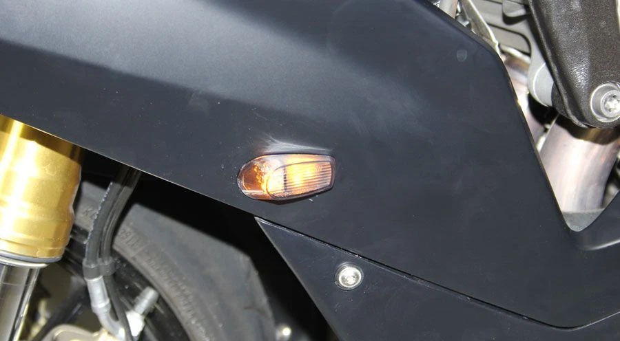 Clignotants LED Noirs Pour BMW S 1000 RR Signaux De Carénage Fumés - Photo 3/3