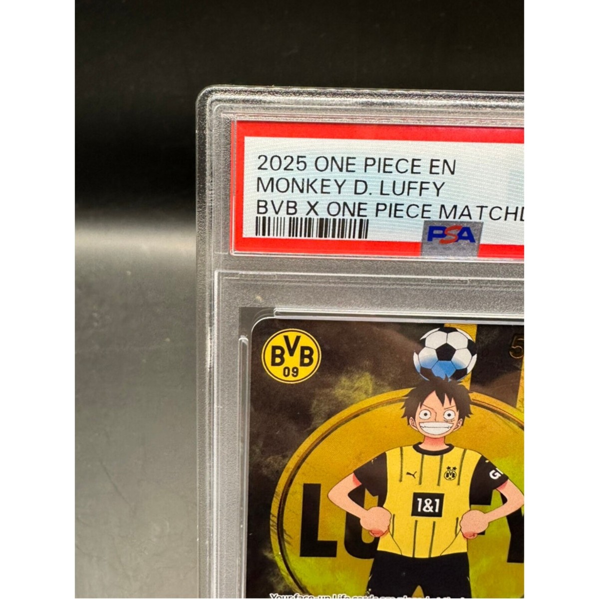 PSA 10 Monkey D Luffy ST13-003 BVB Borussia Dortmund ONE PIECE