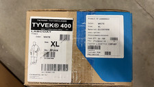 Tyvek 400 Lab Coat, Snap Front, White, XL, PK30, TY211SWHXL003000