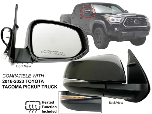 Mirror for 2016-2023 TOYOTA TACOMA Heated Turn Signal Light PTM C Passenger Side
