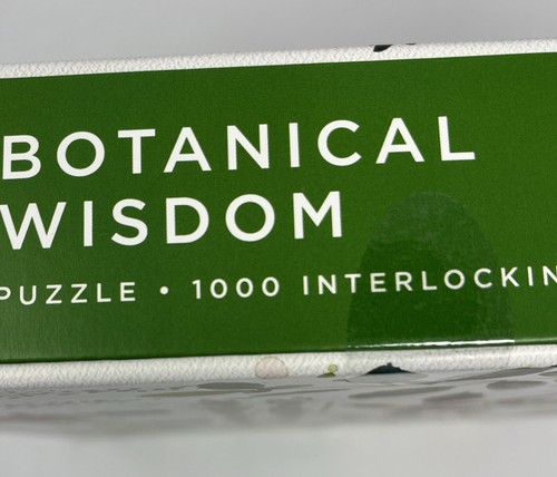 Hallmark Jigsaw Puzzle Botanical Wisdom 1000 PC New 24x30 Plants - Picture 7 of 13