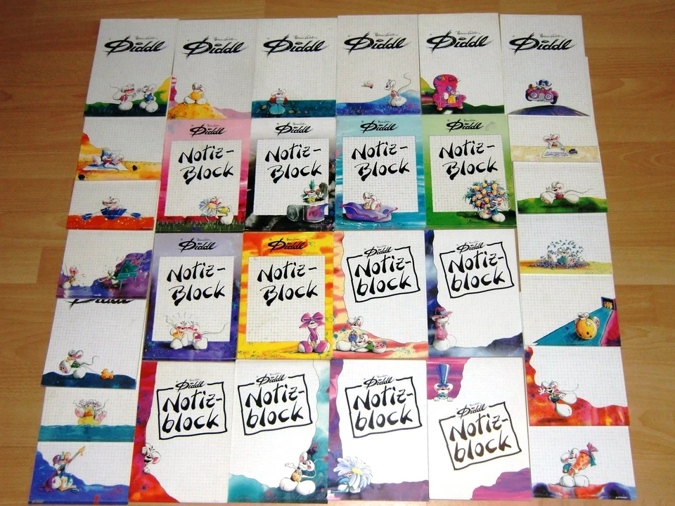 Diddl Block Blatt A5 AUSSUCHEN zwischen Nr. 1-30 Raritäten frisch vom Block rar