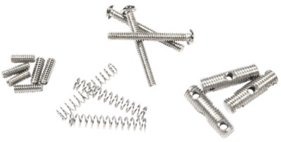 Genuine Fender Pure Vintage '64 Telecaster/Tele Bridge Saddle Kit/Set, NICKEL