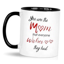 Christmas Gifts for Mom - 11oz Coffee Mug for Mother from Daughter Son