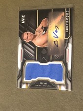 topps ufc 2015 chronicles mat relic auto Cain Velasquez