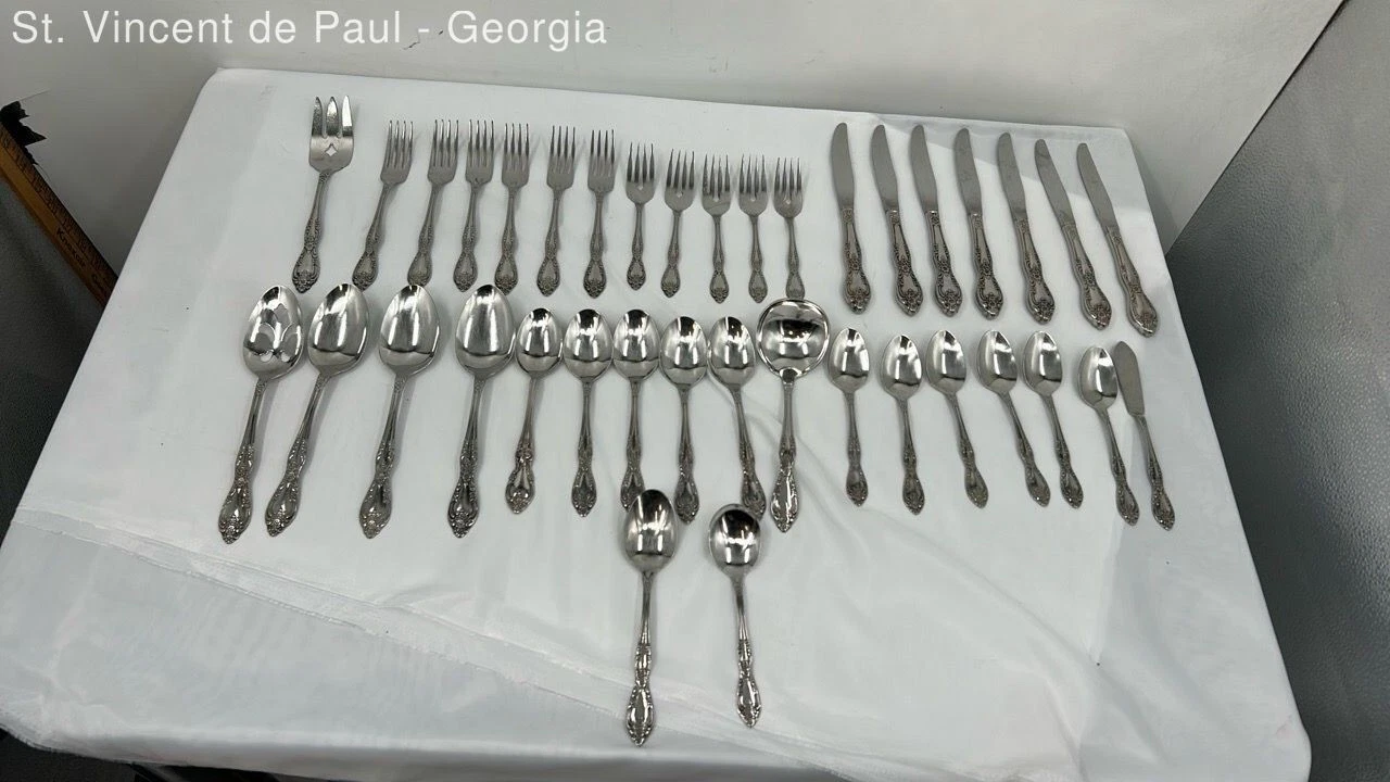 Vintage Lot of 38 Onelida Profile Galveston Stainless Steel Flatware Great Cond.