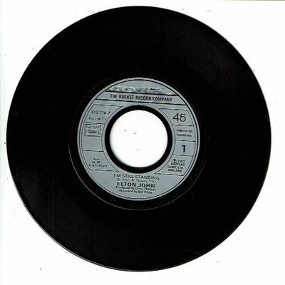 Elton JOHN Vinyl 45T 7'' I'M STILL STANDING - EARN WHILE YOU LEARN - THE ROCKET C