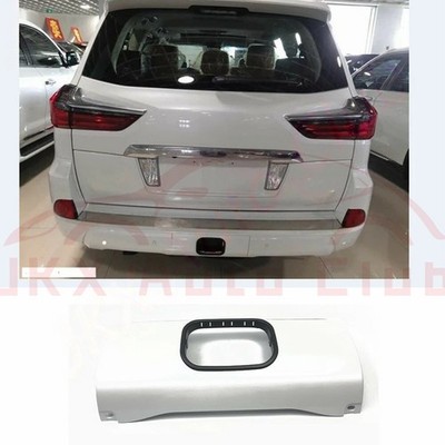 For Lexus LX570 2016-2021 Pearl White Rear Bumper Trailer Tow