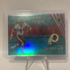 2017 Panini Phoenix #AR-19 John Riggins Adrenaline Rush turquoise #/10