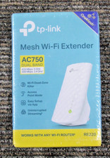 NEW SEALED TP-Link Mesh WIFi Extender AC750 Dual Band - Model RE220