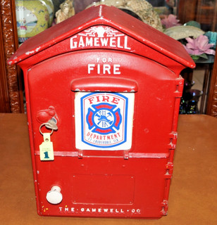 Antique Gamewell Fire Alarm Station Call Box Fire Department Alarm Station Box