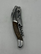 Montana Artisan Collection Wine Bottle Opener Corkscrew, Wood Grain