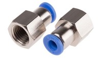Adapter Gwintowany Prosty Gwint – Rura, 10 BaróW RS Components