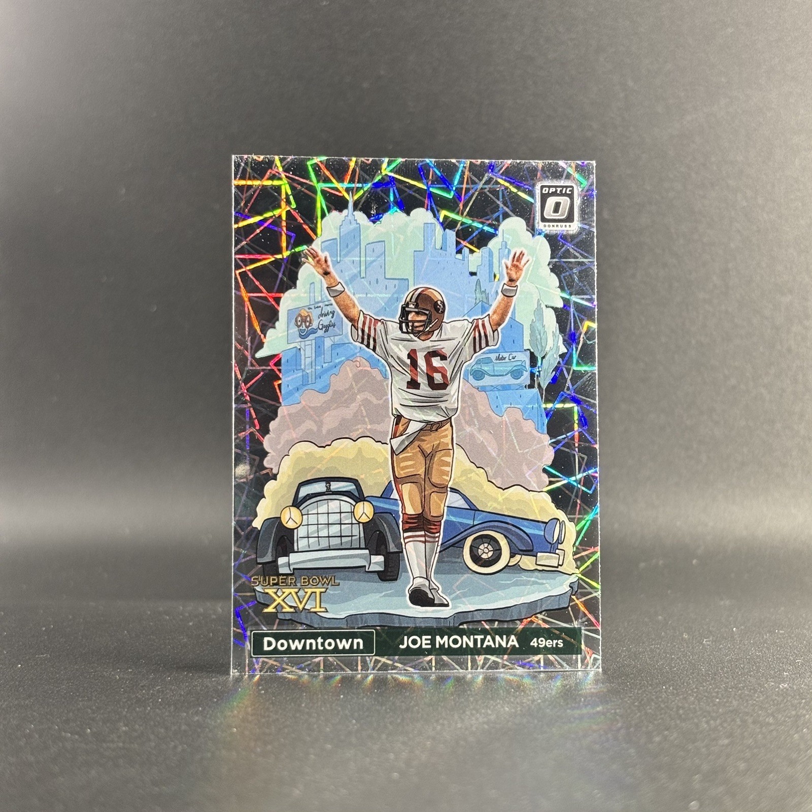 2022 Donruss Optic Super Bowl Downtown! Joe Montana #SBD-JM San Francisco 49ers