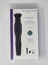Sonicblend Pro by Michael Todd - Antimicrobial Sonic  Makeup Brush - Black NIB