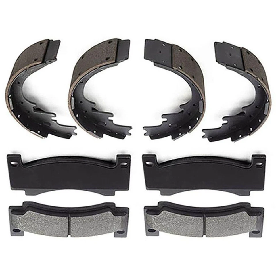 Pastillas de freno delanteras + traseras y zapatas de tambor para Chrysler Cordoba 1976 1977 5,2 L Foto 2 de 4