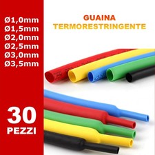 GUAINA TERMORESTRINGENTE TERMORETRAIBILE SET 6 DIAMETRI 30 PEZZI TOT. 3 METRI