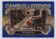 2024 Panini Prizm Draft Picks Campus Legends Blue Wave /249 Tim Duncan HOF 0c3