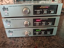 DBX SX-10 SX-20 SX-30 Video Sound Processors 3-Piece Stack w/ Manuals 