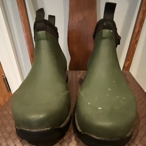 Perfect Storm Men’s Waterproof Rubber Ankle Fishing Boots Green/Black US 12
