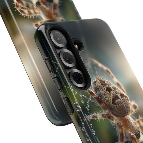 Brown Spider Wet Dew Web Phone Case for iPhone, Samsung Galaxy, Pixel - 第 133/241 張圖片