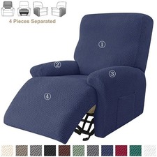 Stretch Jacquard Recliner Sofa Covers - Non-Slip Armchair Slipcovers