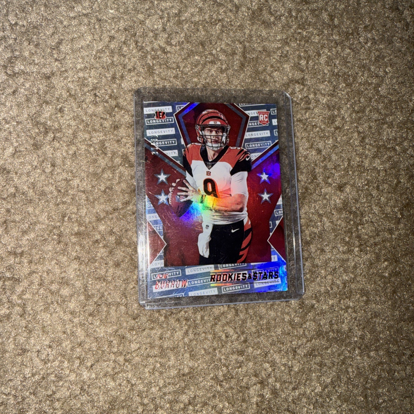 2020 Panini Rookies & Stars - Rookie Joe Burrow #101 Longevity /80 (RC)