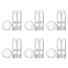6 Pcs Deodorant Containers Empty Tubes Lotion Pump Bottles Leakproof Refillable