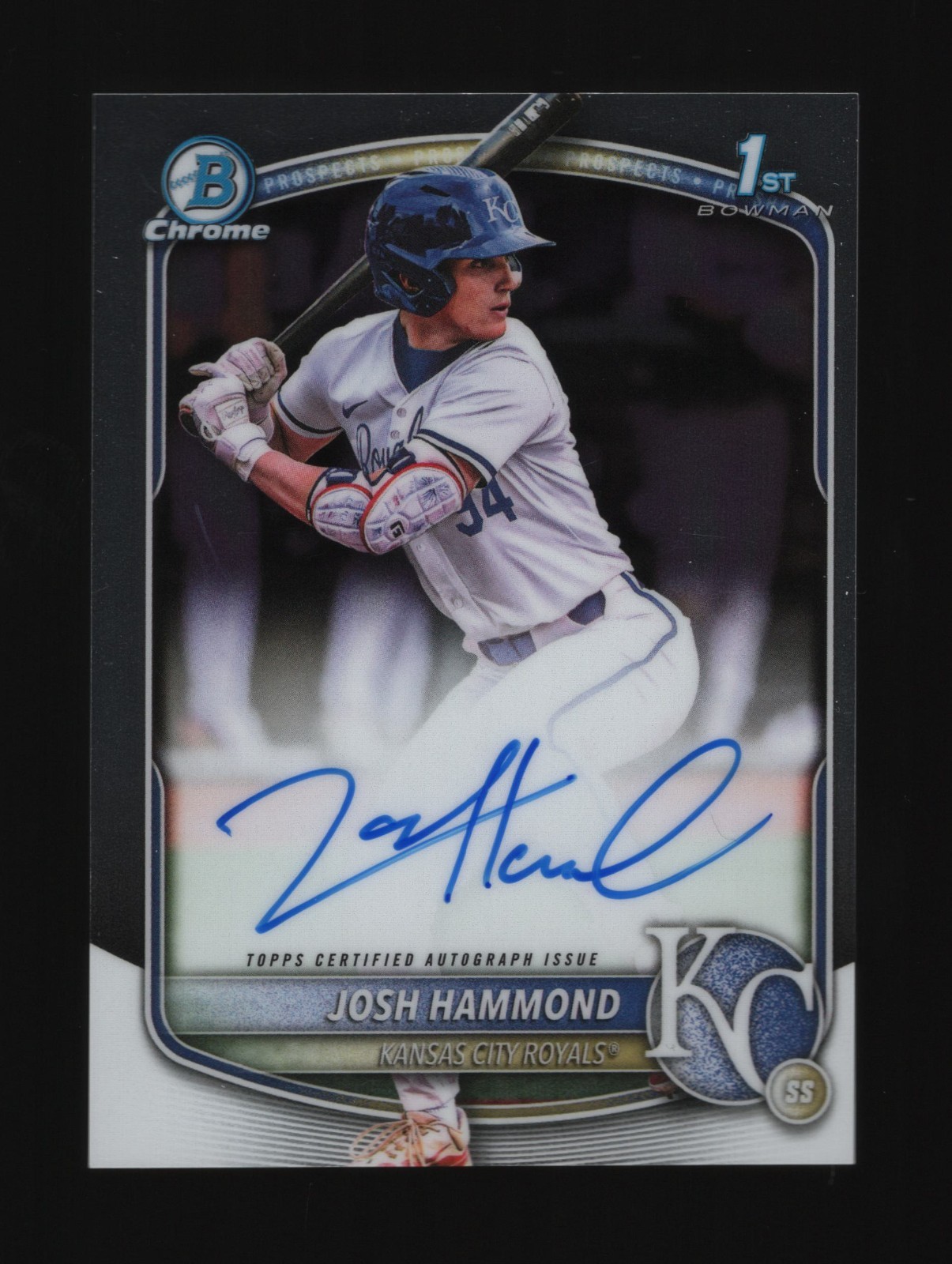 2025 Bowman Draft - Chrome Prospect Auto Josh Hammond #CPA-JH