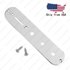 3Holes Chrome Control Plate 34.5mm Metal for Fender Telecaster Electric Guitar