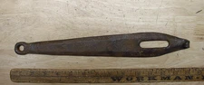 Antique Blacksmith Hand Forged Beveled  Iron Hasp Leg,6-9/16",Rat Tail,Awesome!
