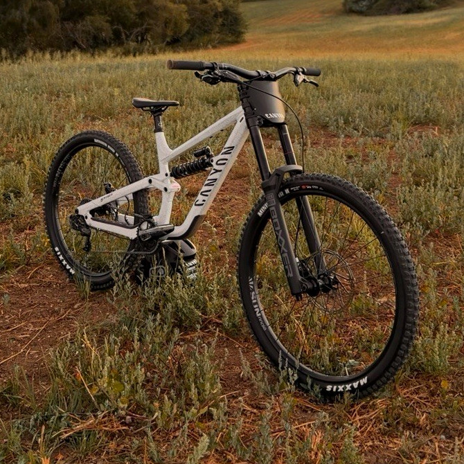 Canyon Torque dh cllctv mountain bike M white/black limited paint job