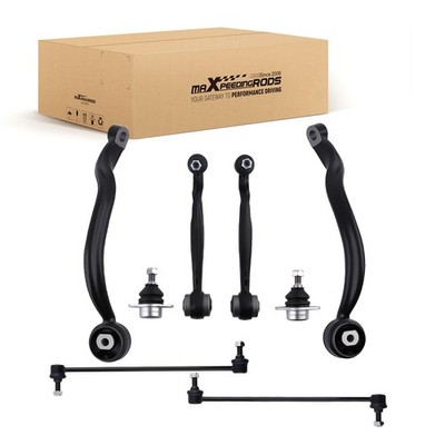 8x Front Upper Lower Control Arm Ball Joint Sway Bar Link Kit for Land Rover