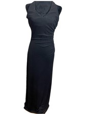 City Triangles Dress Vintage Black Glitter Junior Size M Y2K/90s Made In USA NYE