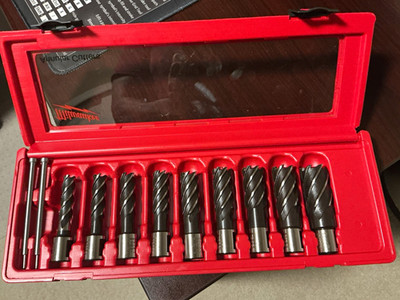 Milwaukee 12-Piece Steel Twist Drill Bit Set for Drill Cutting with Red Case
