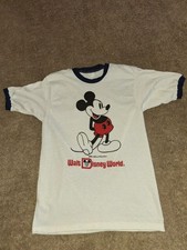 Vintage 70's - 80's Tropix Togs Walt Disney World White T-Shirt Mickey Mouse