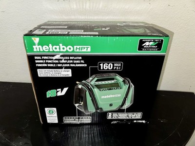 Metabo HPT UP18DAQ4M 18V MultiVolt Cordless Air Inflator 160 PSI Tool Only