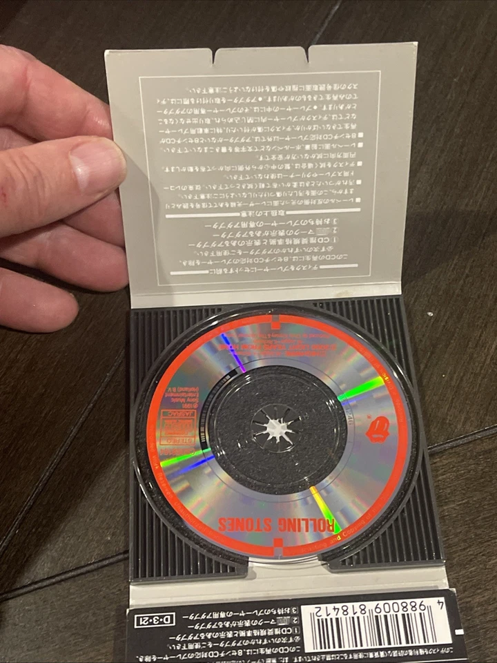 The Rolling Stones "Highwire" JAPAN snap-pack 3” CD Ultra Rare Collectible Foto 3 de 4
