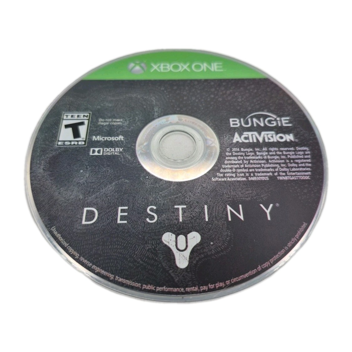Destiny (Microsoft Xbox One, 2014) Disc & Cover Only TESTED With Tracking