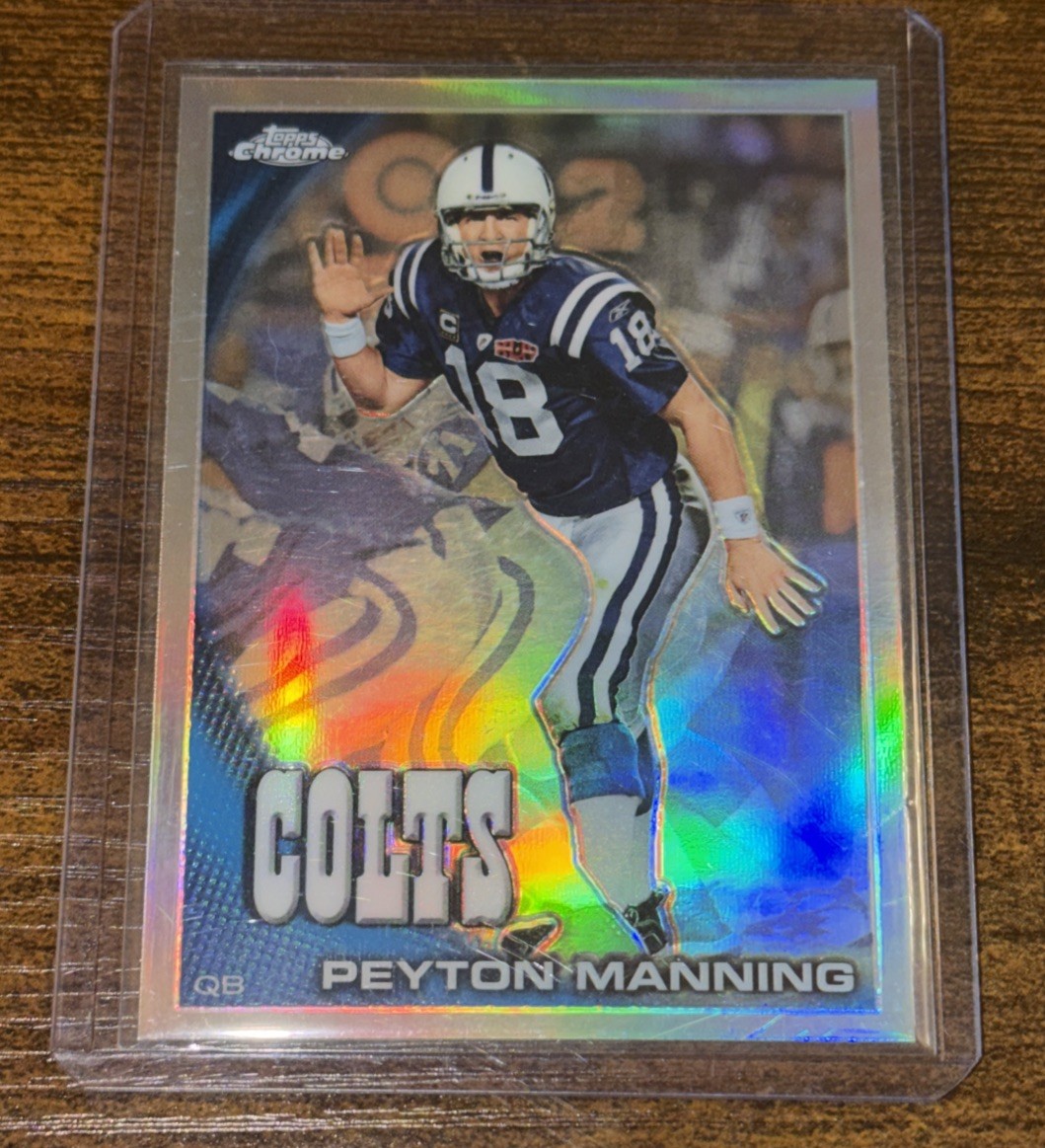 2010 Topps Chrome #C50 Peyton Manning Refractor Indianapolis Colts