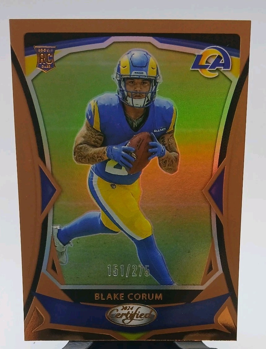 2024 Certified Rookies Bronze Mirror /275 Blake Corum #160 Rookie RC LA Rams